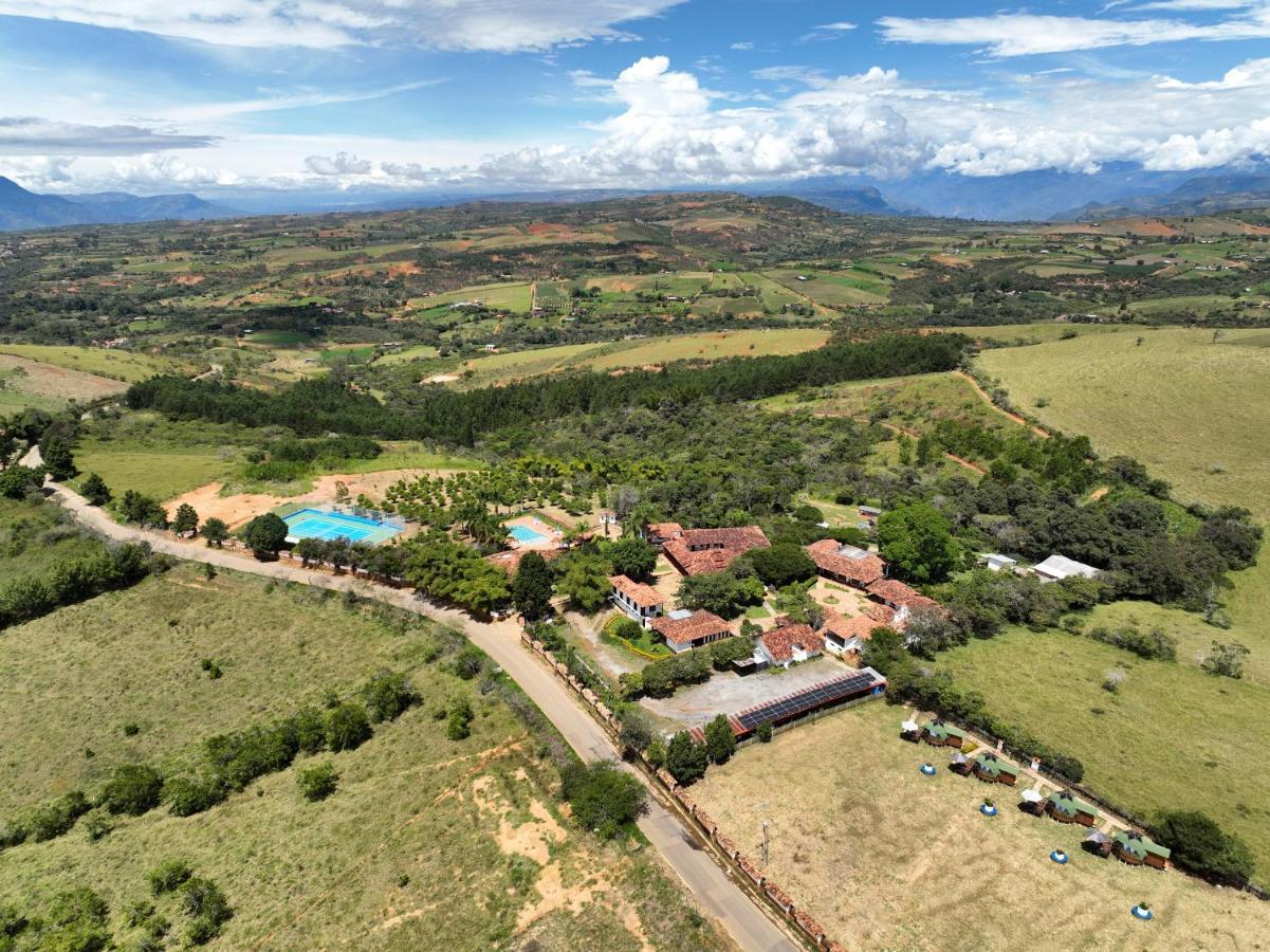 Hotel Finca Buenos Aires Barichara Eksteriør bilde